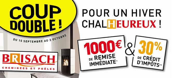 du 15 septembre au 3 octobre - Coup double avec Brisach