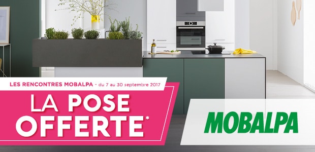 Profitez de la pose de votre cuisine offerte !