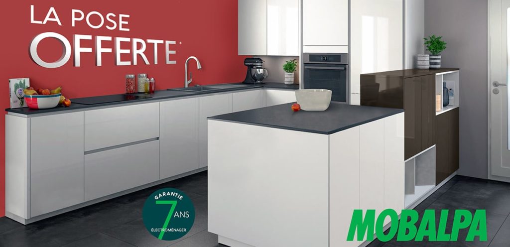 Barascud et Mobalpa vous offrent la pose de votre cuisine neuve du 06 au 30 septembre 2018