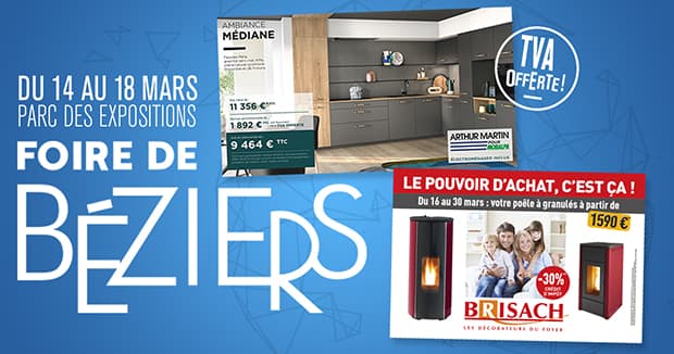 Rejoignez-nous à la Foire de Béziers