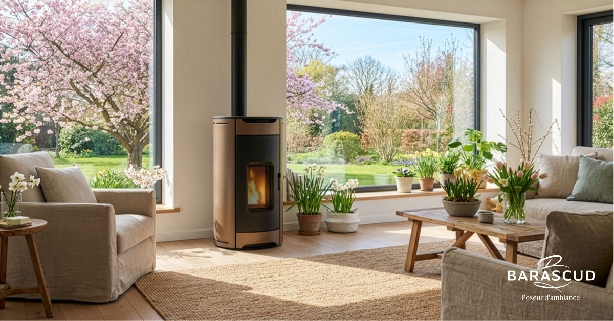 Barascud - Poêles à granulés ou à bois : pourquoi les installer en fin d’hiver est une bonne idée